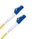 Патч-корд оптичний LC UPC to LC UPC, довжина 1м, одномодовий 9/125 G.652D 3mm, жовтий