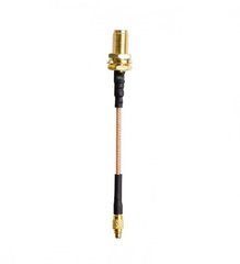 Перехідник антени відеопередавача MMCX-M прямий на RPSMA Female 50mm, 4.6г, RG316 50Ом