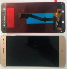 Дисплей ZTE Blade V7 Lite / V6 Plus модуль в зборі з тачскріном, золотистий, Original PRC, без рамки