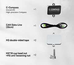 Бортовой компас, магнетометр CUAV C-Compass RM3100, для радиоуправляемых моделей Ardupilot/PX4