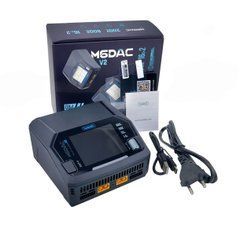 Зарядное устройство для батарей FPV ToolkitRC M6DAC V2 200Wx2 30A, XT60, балансировка 2-6S, со встроенным БЖ