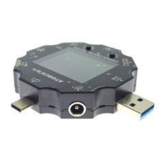Тестер USB ATORCH UD18 мультиметр вольтметр амперметр, USB/Type-C/DC, 18-в-1, BT, для измерений