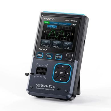 Осцилограф цифровий FNIRSI DSO-TC4 3-в-1, смуга пропускання 10MHz, з ESR/LCR тестером та PWM