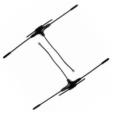 Антена 915/2400Mhz 150х80мм, IPEX1/UFL female, лінійна поляризація, диполь-Т для приймача керування