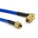 Пигтейл SMA-Male to SMA-Male 90 угловой, с кабелем RG402 10см, переходник для РЕБ