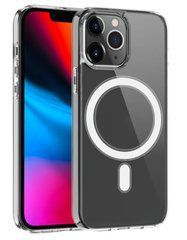 Чохол для телефону iPhone 11 Pro, прозорий, пластик+силікон, з MagSafe