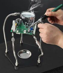 Держатель плат с увеличительной линзой BEST BST-268L