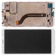 Дисплей Xiaomi Redmi 5, MDG1, MDI1 модуль в зборі з тачскріном, білий, з рамкою, HC, High Copy, з рамкою