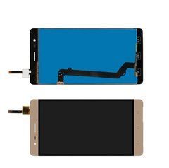 Дисплей Lenovo K5 Note Vibe / A7020 модуль в зборі з тачскріном, золотистий, без рамки