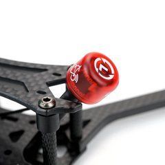 Антена 5.8G LHCP Rush Cherry 2 II 85mm 1.8Dbi, MMCX-J прямий, червона, для FPV дронів