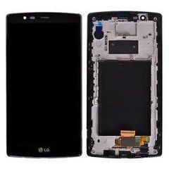 LG H810 G4 дисплей в сборе с тачскрином модуль черный, с рамкой