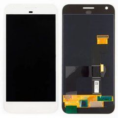 Дисплей Google Pixel XL модуль в зборі з тачскріном, білий, original PRC, Original PRC, без рамки