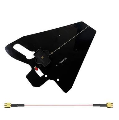 Антенна UWB 400-4Ghz 8dBi HT4, SMA-Male, направлена, логопериодическая для анализаторов спектра