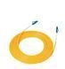 Патч-корд оптичний LC UPC to LC UPC, довжина 3м, одномодовий 9/125 G.652D 3mm, жовтий