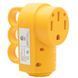 Розетка US NEMA 14-50R, 50A 125/250V, силова, кабельна, з ручкою, для американської вилки