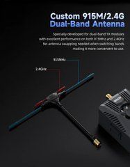 Зовнішній модуль передавач ELRS 915M/2.4G Dual-Band GEPRC LINKFLOW TX 1W, TCXO, для пультів керування