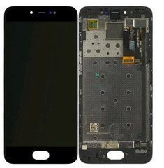 Дисплей Meizu Pro 6 / Pro 6s модуль в зборі з тачскріном, чорний, з рамкою, Original, Original, з рамкою