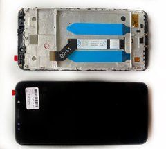 Дисплей Xiaomi Redmi 5+ Plus модуль в зборі з тачскріном, чорний, з рамкою, Original PRC, Original PRC, з рамкою