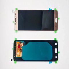Дисплей Samsung j730 Galaxy J7 (2017) # GH97-20736C модуль в зборі з тачскріном, золотистий, без рамки