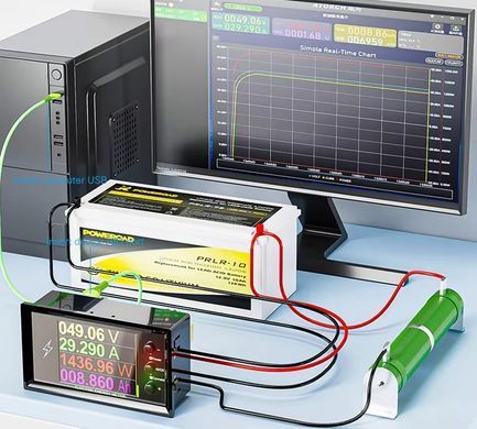 Тестер емкости аккумулятора ATORCH CW20 DC 0-420V 200A WiFi Tuya, цифровой кулонометр, ваттметр