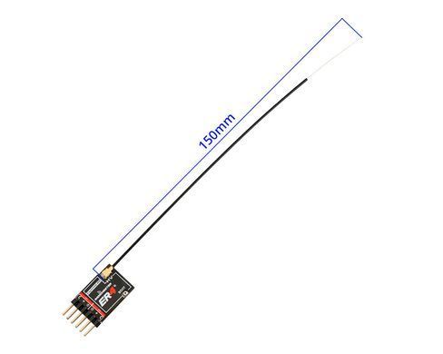 Приймач керування ELRS 2.4GHz Radiomaster ER4 PWM 4CH + антена в комплекті, для моделей автомобіля/човна/літака