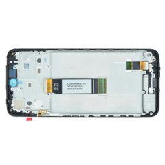 Дисплей Xiaomi Redmi 12 модуль в сборе с тачскрином и рамкой, черный, Original PRC, Original PRC, с рамкой