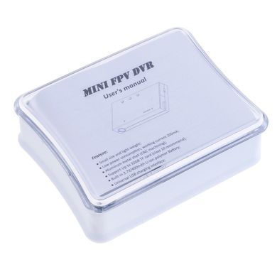 Видеорегистратор Mini FPV DVR со встроенным аккумулятором, AV IN/OUT, видеозапись для аналоговых FPV