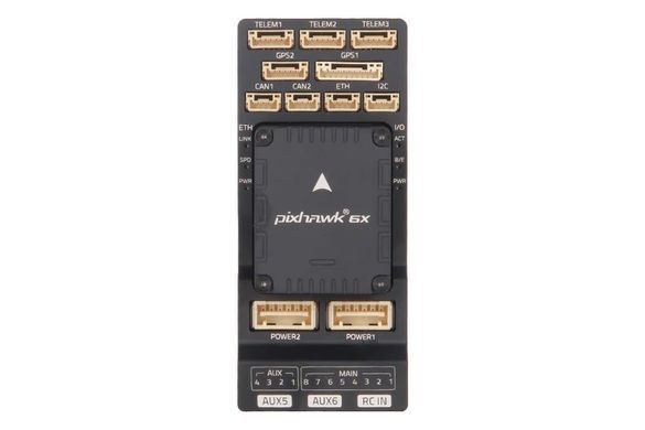 Полетный контроллер Pixhawk 6X Holybro, ICM-45686, PX4/Ardupilot, для воздушных, наземных и водных дронов