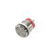 Кнопка питания DC 12-24V 20A 16mm, без подсветки, с фиксатором, IP65, под монтаж