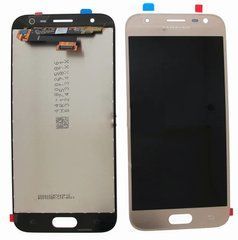 Дисплейний модуль для телефону Samsung J330F Galaxy J3 (2017) в зборі з тачскріном, рожевий, Original PRC, Original PRC, без рамки