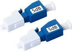 Атенюатор оптичний LC/UPC 5dB, одномодовий, з&rsquo;єднувач LC Female to LC Male для оптоволоконної лінії