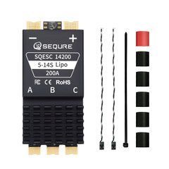 Регулятор моторов ESC 200A SEQURE SQESC 14200, 5&ndash;14S, BLHeli_32, для вертолетов, дронов, RC-лодок, авто-модель