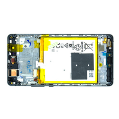 Дисплей Huawei P9 Lite/G9 Lite модуль в зборі з тачскріном і рамкою, чорний, Service Original з АКБ, Original, з рамкою