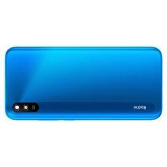 Задняя крышка для смартфона Xiaomi Redmi 9A со стеклом камеры синяя, Original PRC