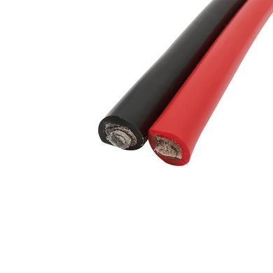 Кабель силіконовий 4AWG 1м чорний