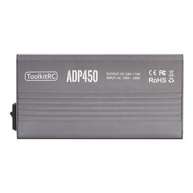 Блок питания ToolkitRC ADP450 450W, 24V 19A XT60 для зарядных FPV