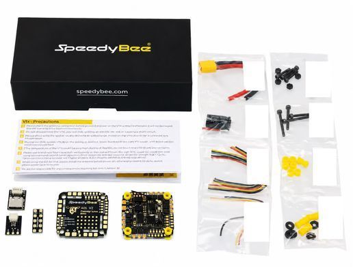 Стек FC&ESC SpeedyBee F405 AIO 3-6S 25.5X25.5 + 40A ESC, для FPV дронів