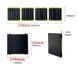 Солнечная панель 40W, USB A/C + DC, складная портативная, ETFE монокристалл, для туризма, зеленая
