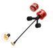 Антена 5.8G LHCP Rush Cherry 2 II 83mm 1.8Dbi з радіальними диполями, Y-MMCX-JW кутовий, червона, для FPV дронів