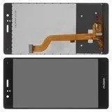 Дисплей Huawei P9 модуль в зборі з тачскріном, чорний, High Copy, без рамки
