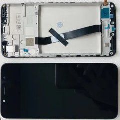 Дисплей Xiaomi Redmi 7A модуль в зборі з тачскріном і рамкою, Original PRC, чорний, Original PRC, з рамкою
