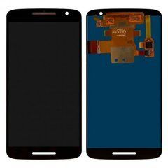 Дисплей Motorola XT1562 Moto X Play модуль в зборі з тачскріном, чорний, High Copy, без рамки