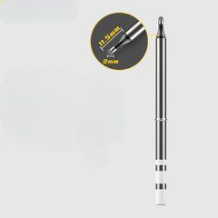 Жало паяльне HS01 FNIRSI HS01-BC2, скошений циліндр ⌀2 мм, для SMD пайки, ремонту плат
