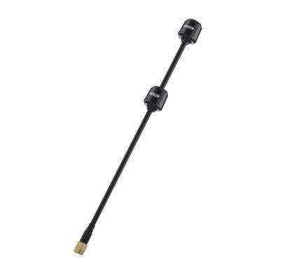 Антенна 5.8G LHCP GEPRC Momoda2 DUAL 170+57mm 3.8Dbi, SMA-Male прямой, черная, для FPV дронов