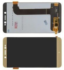 Дисплей Prestigio MultiPhone 5530 Duo Grace Z5 модуль в зборі з тачскріном, золотистий, без рамки