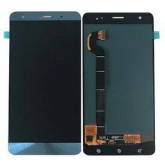Дисплей Asus ZS570KL ZenFone 3 DELUXE модуль в зборі з тачскріном, блакитний, без рамки