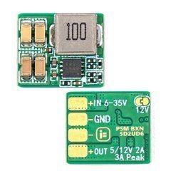 Регулятор питания IFlight BLITZ 5D2UD6 Micro BEC 2-8S понижающий 6-35V TO 5V/2A 12V/3A