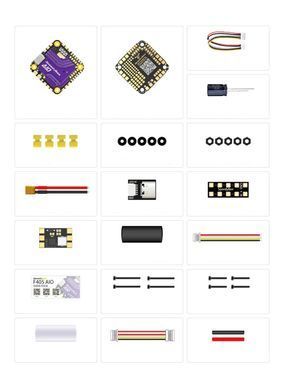 Стек FC&ESC SpeedyBee F405 AIO 3-6S 25.5X25.5 + 40A ESC, для FPV дронів
