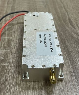 Усилительный модуль РЭБ GaN Anti Drone YNX-950M, 50W (950-1060MHz), джаммер 950МГц, с циркулятором, на GaN