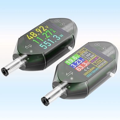 Тестер DC ATORCH DT550, 600W 4.5-50V Max 12A, вольт-амперметр, измеритель мощности, емкости батарей